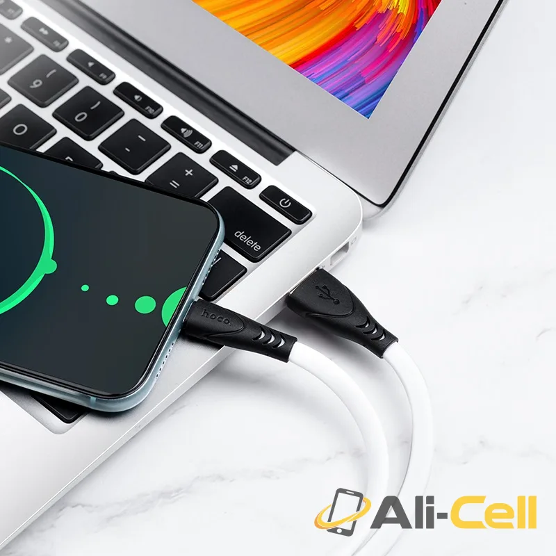 Cable USB to Type-C “X42 Soft Silicone” charging data sync (X42 Type C Orange Yellow, 1.0m) — 5