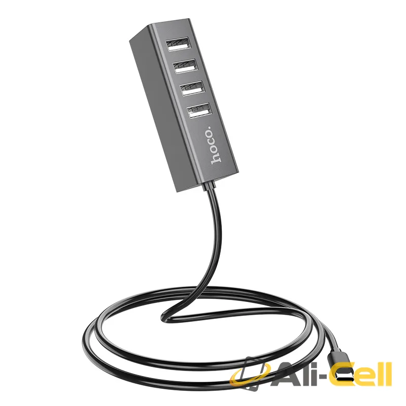 Type-C hub “HB1” Type-C to 4 USB 2.0 ports converter (Hb1 Type C Metal Gray) — 2