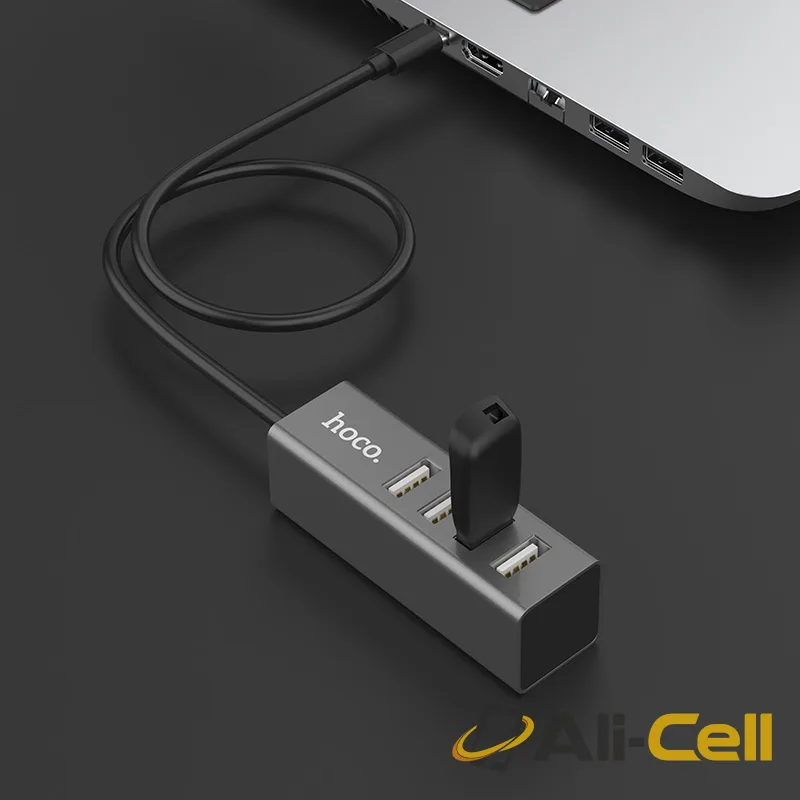 Type-C hub “HB1” Type-C to 4 USB 2.0 ports converter (Hb1 Type C Metal Gray) — 6