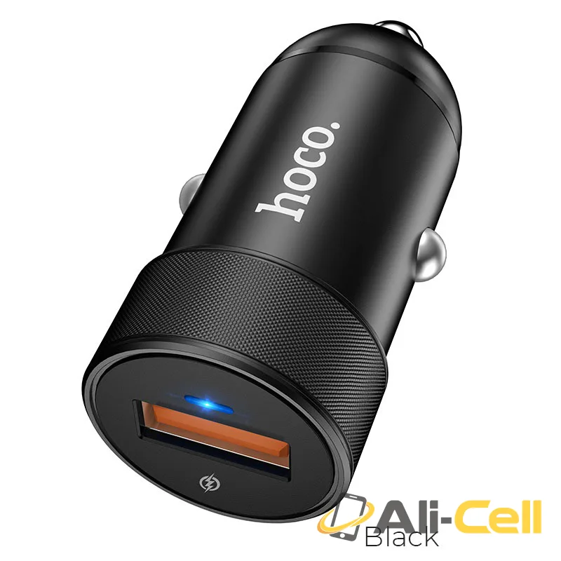 Car charger “Z32A Flash power” set with cable (Z32a Black, Single)