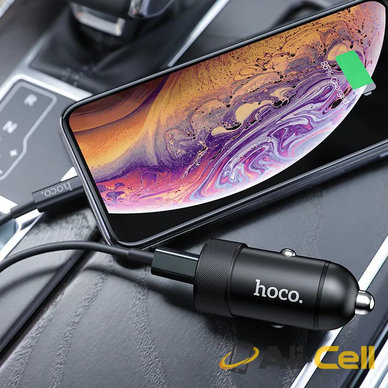 Car charger “Z32B Speed up” PD+QC3.0 set with cable (Z32b Metal Gray, Single) — 6