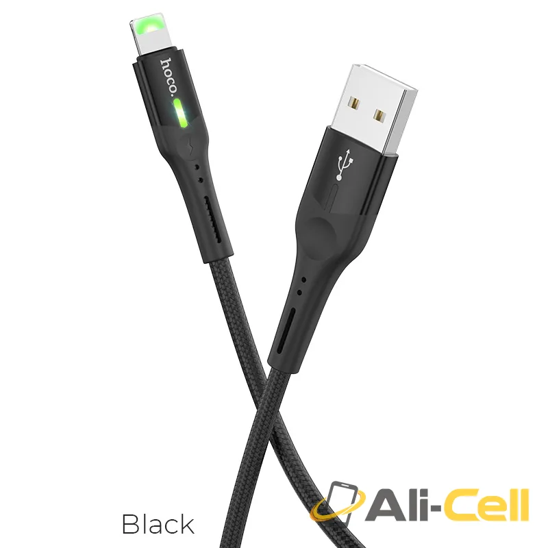 Cable USB to Lightning “S24 Celestial” charging data sync (S24 Lightning Black, 1.2m)