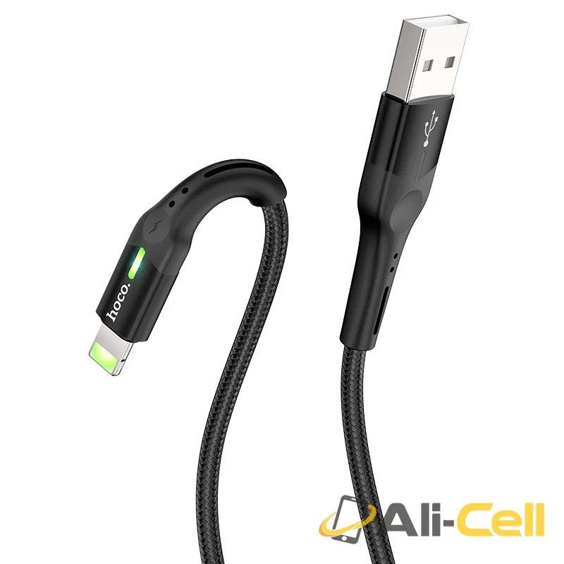 Cable USB to Lightning “S24 Celestial” charging data sync (S24 Lightning Black, 1.2m) — 2
