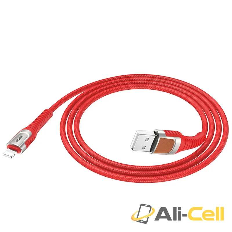 Cable USB to Lightning “U81 Jazz” charging data sync (U81 Lightning Black, 1.2m) — 3