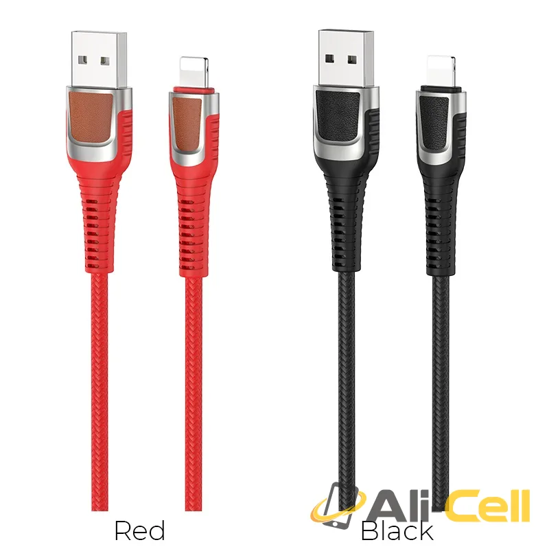 Cable USB to Lightning “U81 Jazz” charging data sync (U81 Lightning Red, 1.2m) — 6