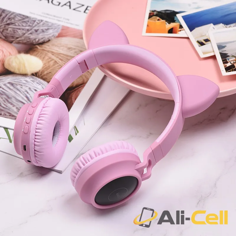 Headphones “W27 Cat ear” wireless wired (W27 Gray) — 4