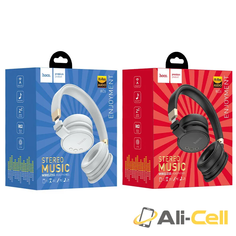 Headphones “W26 Enjoyment” wireless wired (W26 Gray) — 7