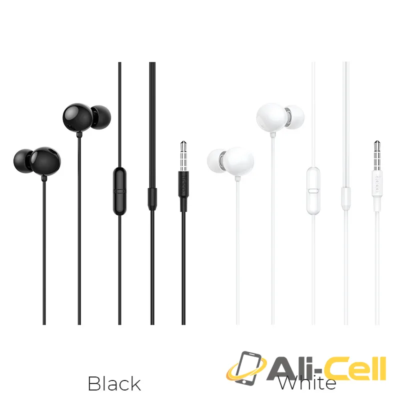 Wired earphones 3.5mm “M69 Expression” with mic (combination set) (M69 Set 30pcs Black White)