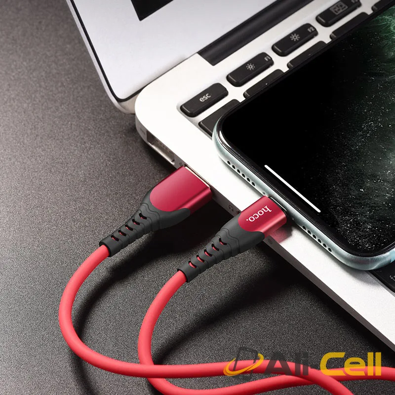 Cable USB to Lightning “U80 Cool silicone” charging data sync (U80 Lightning Black, 1.2m) — 6