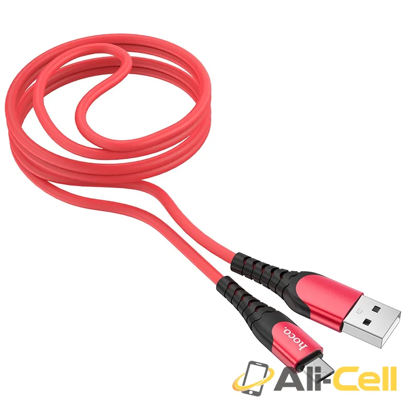 Cable USB to Micro-USB “U80 Cool silicone” charging data sync (U80 Micro Usb Black, 1.2m) — 4