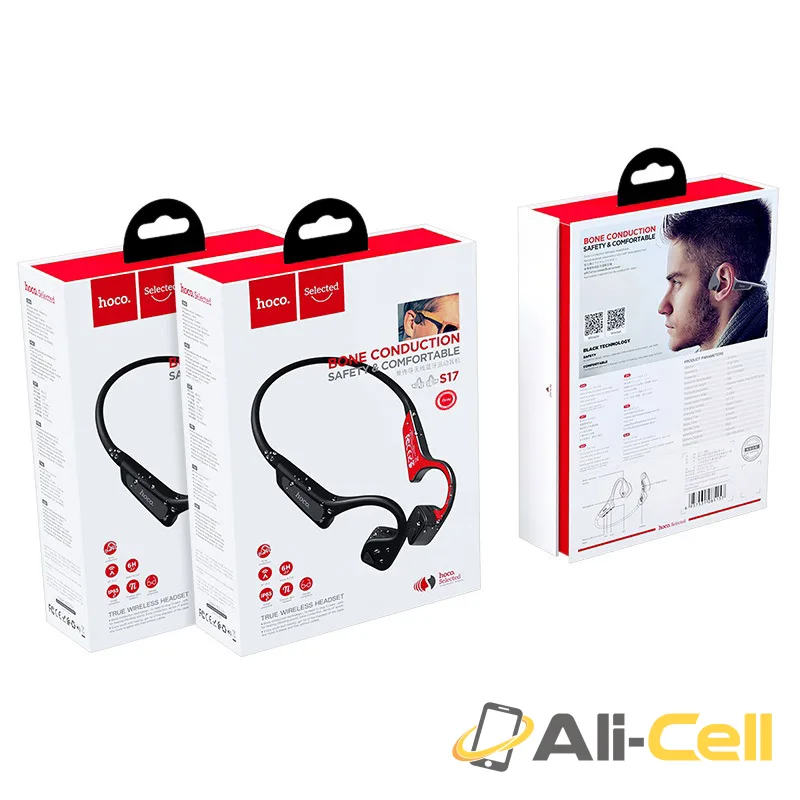 Wireless headset “S17 Wise sound” bone conduction (S17 Black) — 7