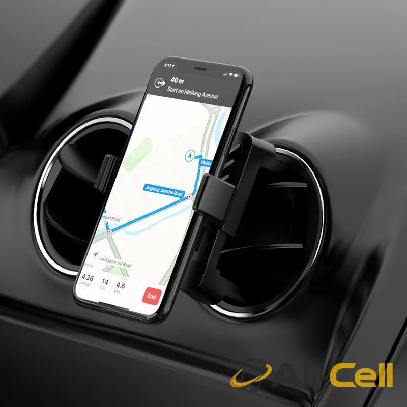 Car holder “CA63 Royal” for round air outlet (Ca63 Black Gray) — 6