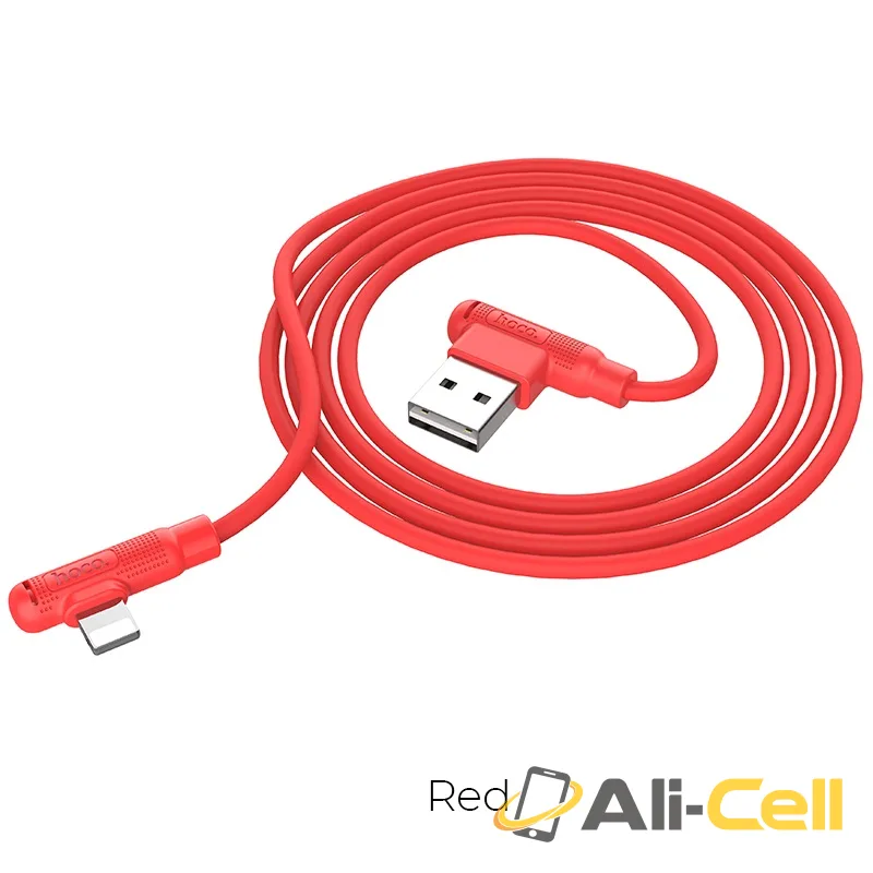 Cable USB to Lightning “X46 Pleasure” charging data sync (X46 Lightning Red, 1.0m)