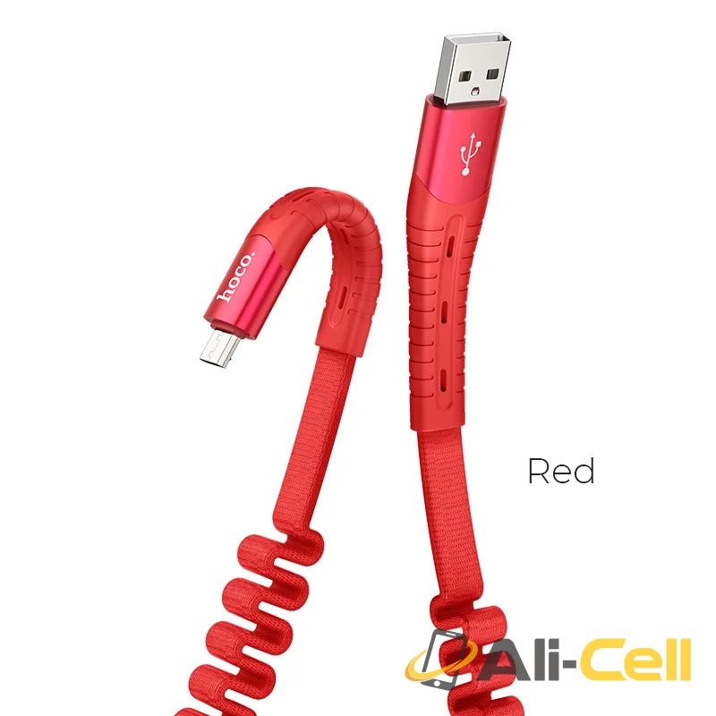 Cable USB to Micro-USB “U78 Cotton treasure” charging data sync (U78 Micro Usb Red, 1.2m)