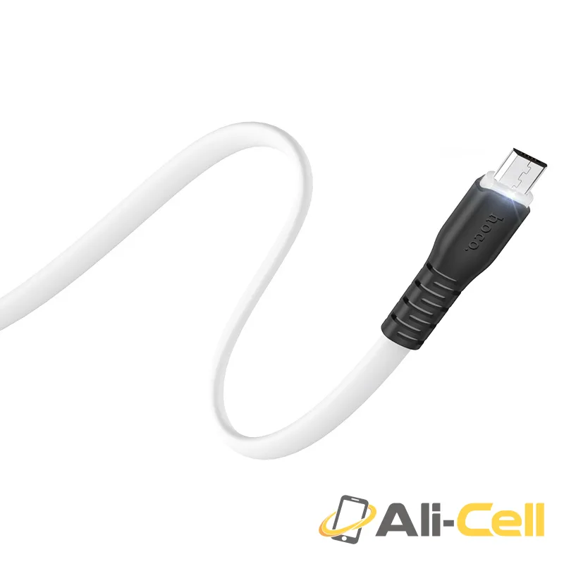Cable USB to Micro-USB “X44 Soft silicone” charging data sync (X44 Micro Usb White, 1.0m) — 4