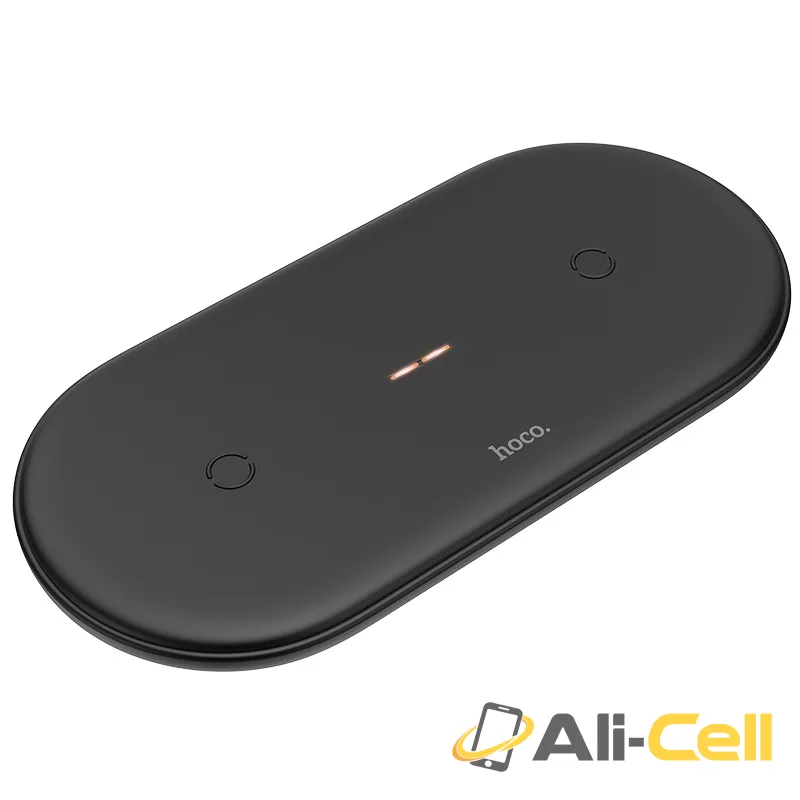 Wireless charger “CW23 Dual power” tabletop charging dock (Cw23 White) — 2