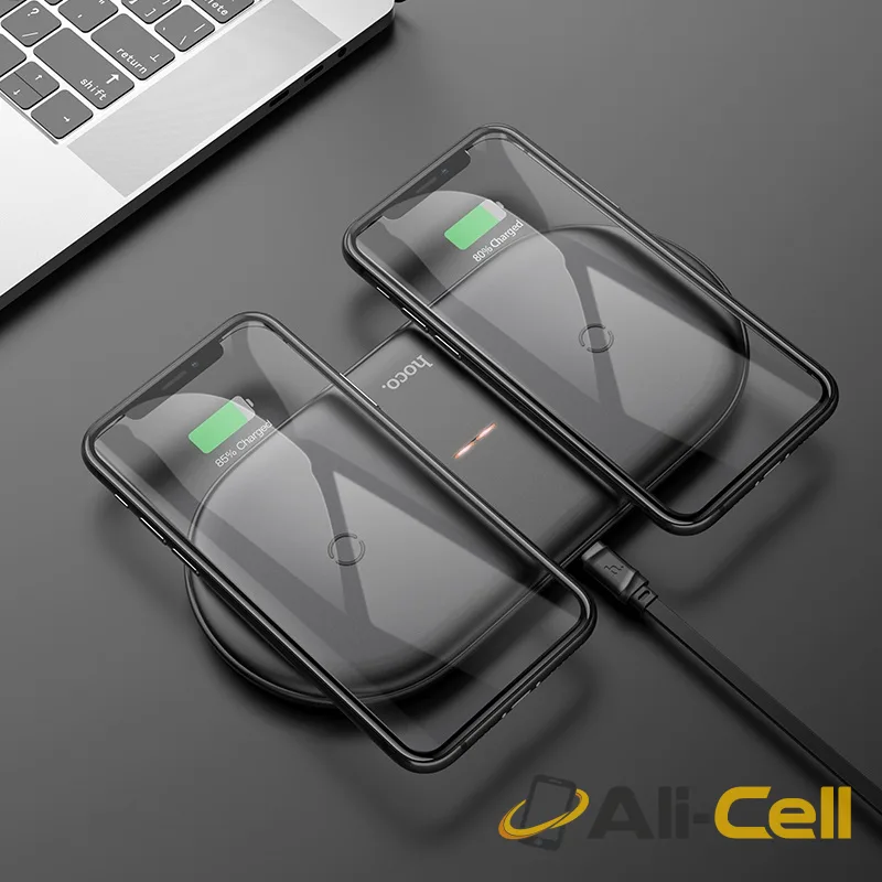 Wireless charger “CW23 Dual power” tabletop charging dock (Cw23 White) — 6