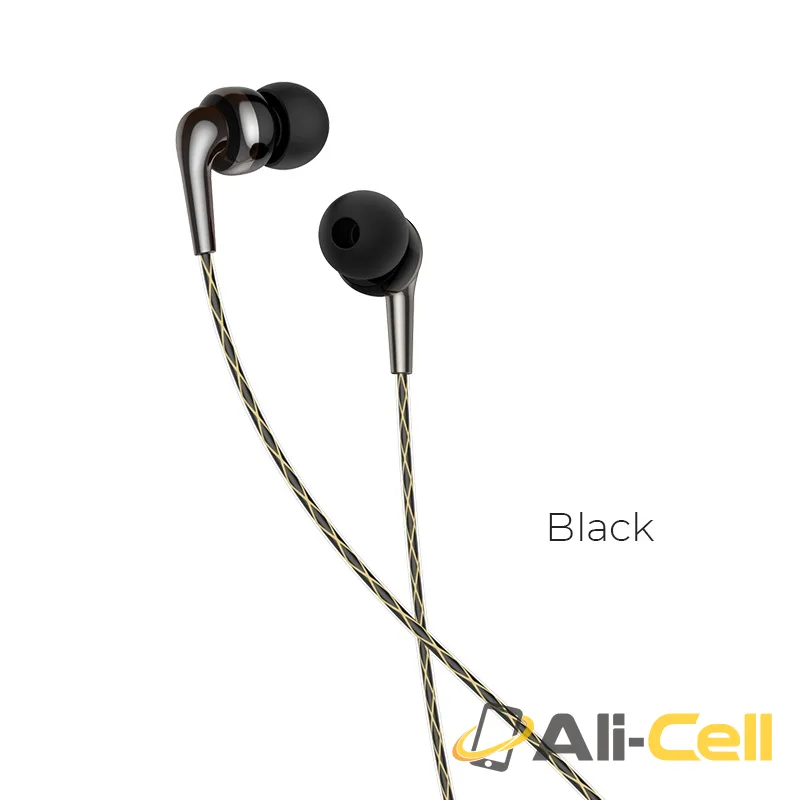 Wired earphones 3.5mm “M71 Inspiring” with mic (M71 Black)