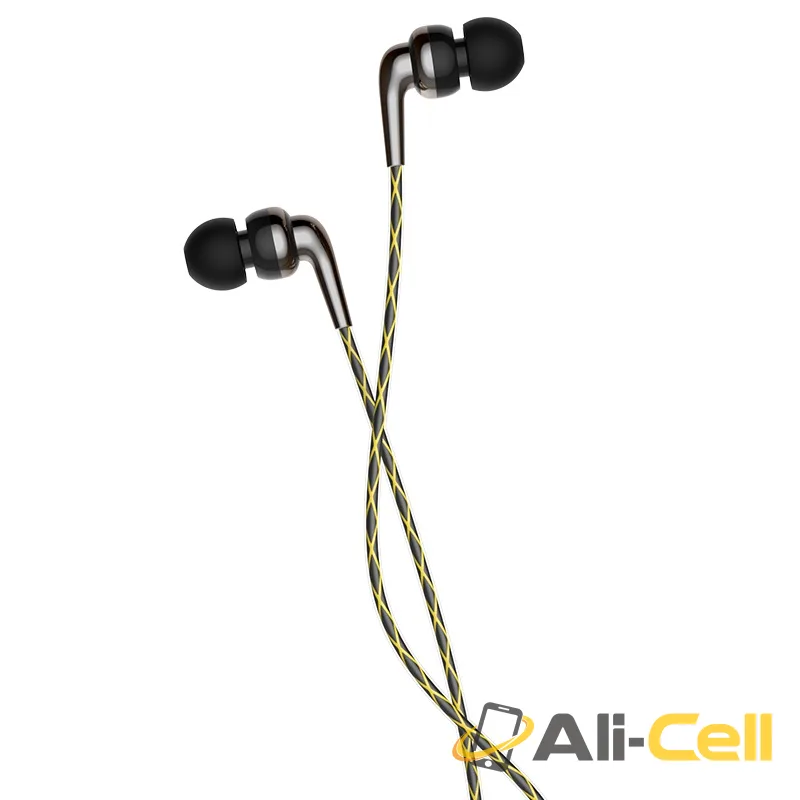 Wired earphones 3.5mm “M71 Inspiring” with mic (M71 Black) — 2