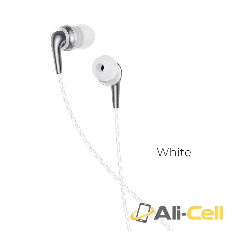 Wired earphones 3.5mm “M71 Inspiring” with mic (M71 White)
