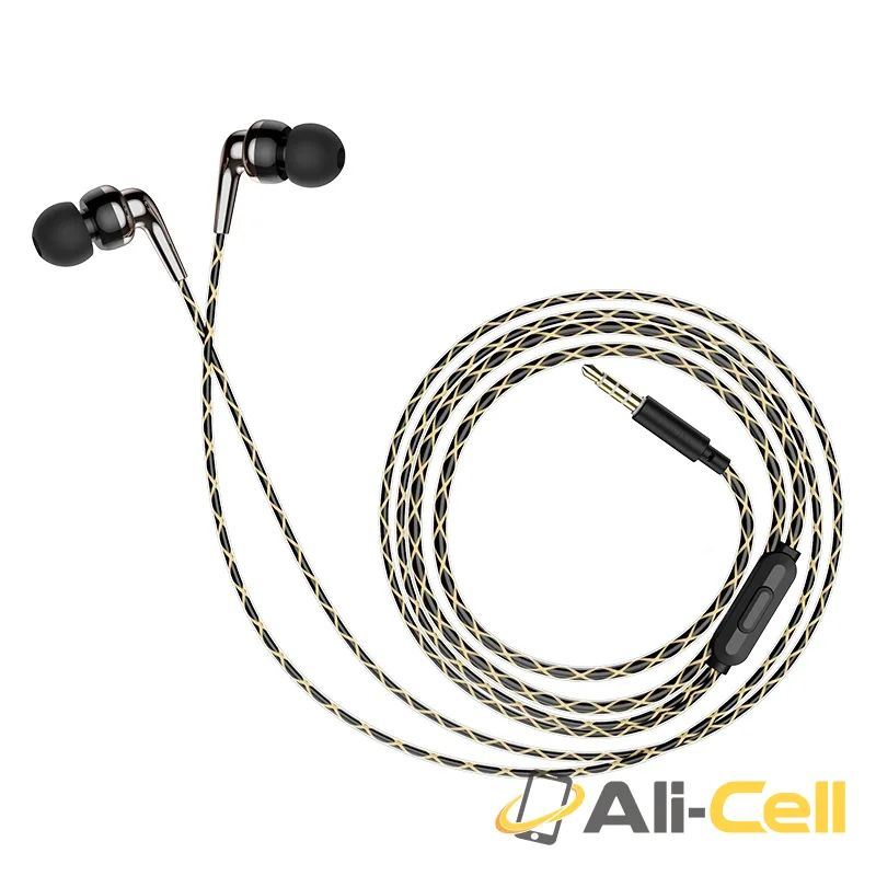 Wired earphones 3.5mm “M71 Inspiring” with mic (M71 White) — 3
