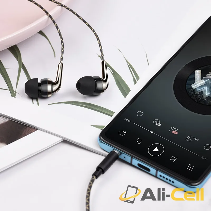 Wired earphones 3.5mm “M71 Inspiring” with mic (M71 White) — 6