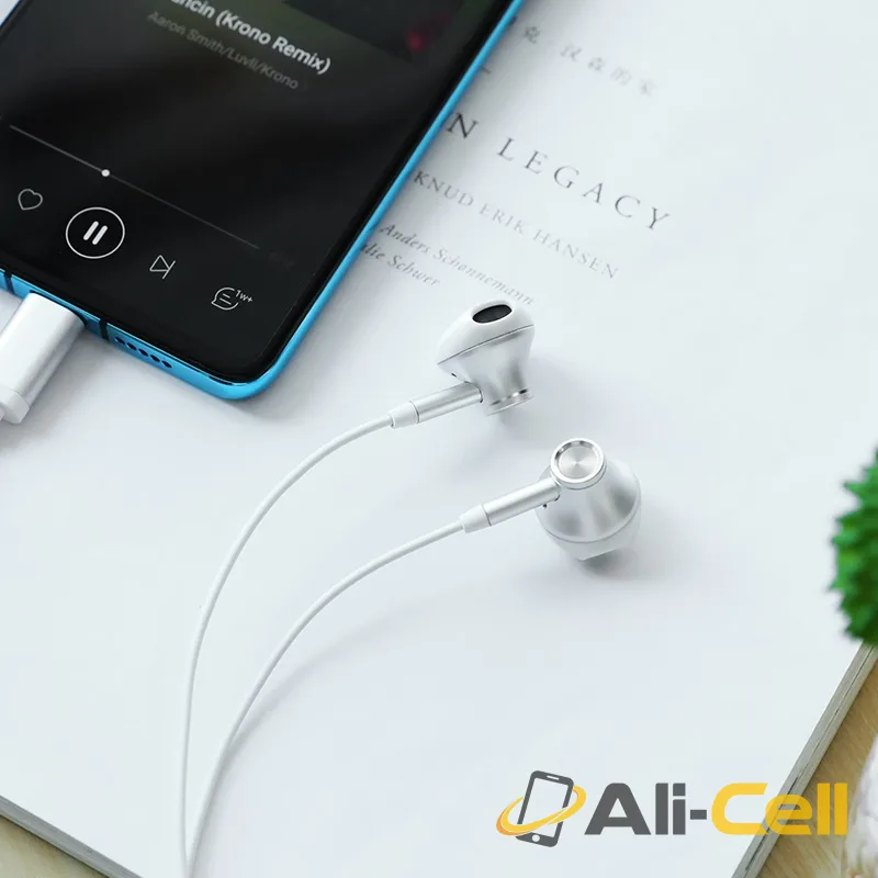 Wired earphones Type-C “L13 Grandee” with mic (L13 White) — 4