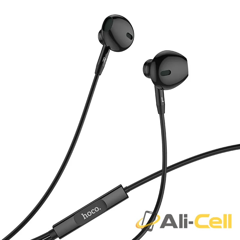 Wired earphones for Lightning “L11 Jasmin” with charging port (L11 Black) — 5