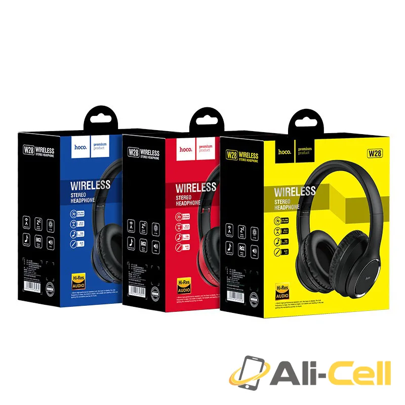 Headphones “W28 Journey” wireless wired (W28 Blue) — 7