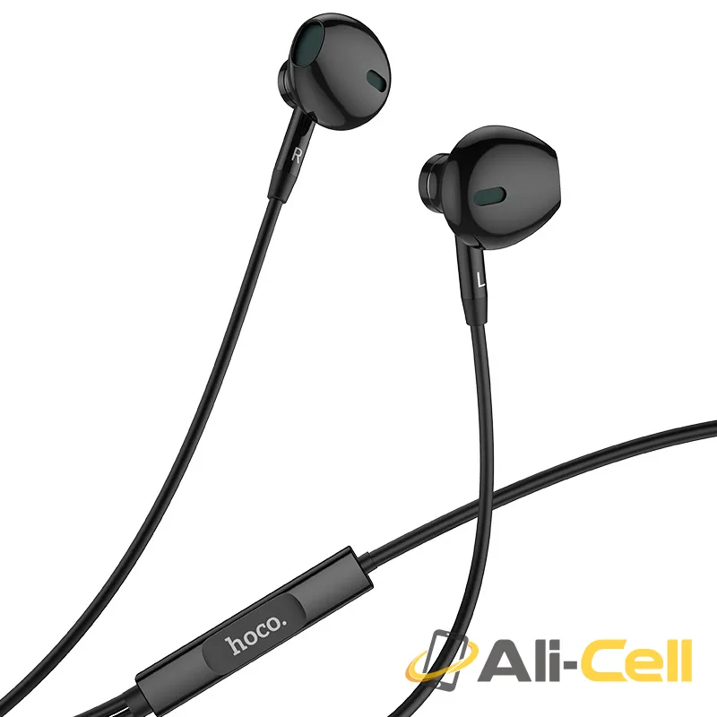 Wired earphones Type-C “L12 Earl” with mic and charging port (L12 Black) — 5