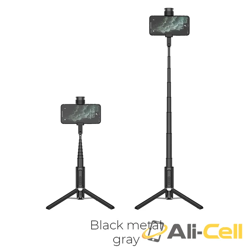 Selfie stick “K13 Scepter” wireless tripod (K13 Black Metal Gray)