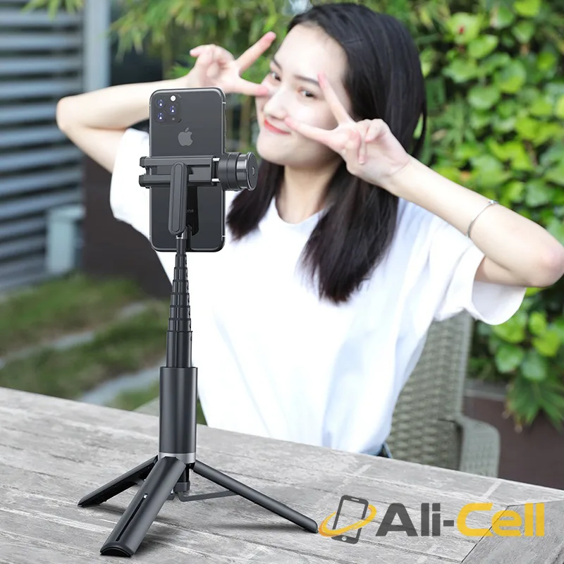 Selfie stick “K13 Scepter” wireless tripod (K13 Black Metal Gray) — 6
