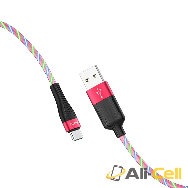 Cable USB to Type-C “U85 Charming night” charging data sync (U85 Type C Blue, 1.0m) — 2