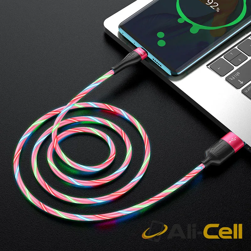 Cable USB to Type-C “U85 Charming night” charging data sync (U85 Type C Blue, 1.0m) — 4
