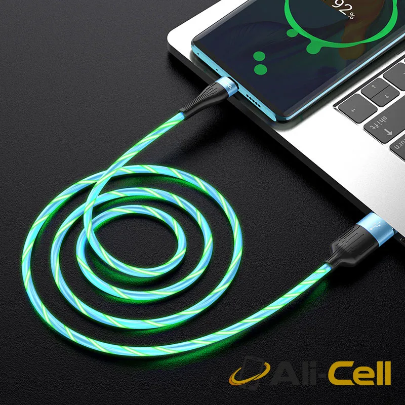 Cable USB to Type-C “U85 Charming night” charging data sync (U85 Type C Blue, 1.0m) — 5