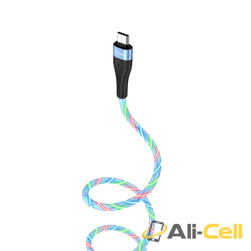 Cable USB to Micro-USB “U85 Charming night” charging data sync (U85 Micro Usb Blue, 1.0m) — 3
