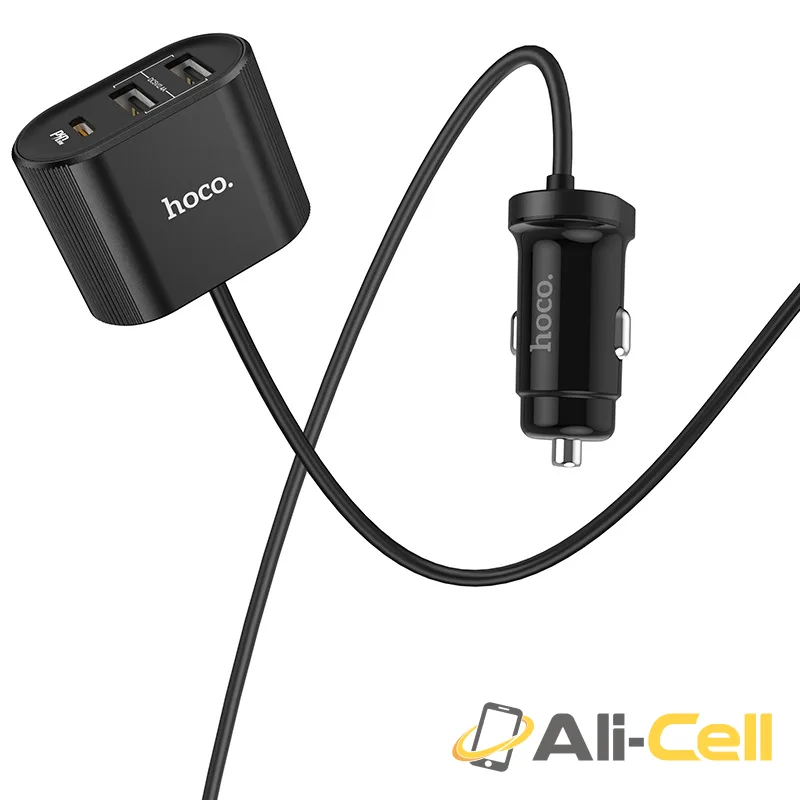 Car charger “Z35 Companheiro” PD3.0 with extention cable (Z35 Black) — 4