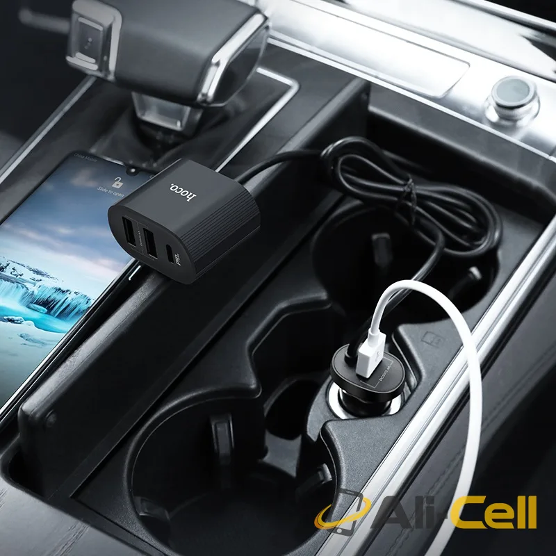 Car charger “Z35 Companheiro” PD3.0 with extention cable (Z35 Metal Gray) — 5