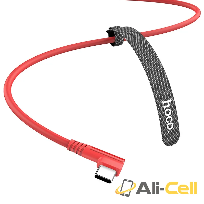 Cable USB to Type-C “U83 Puissant” charging data sync (U83 Type C Red, 1.2m) — 3