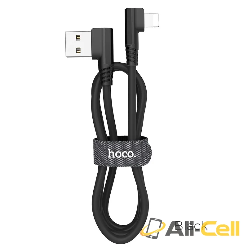 Cable USB to Lightning “U83 Puissant” charging data sync (U83 Lightning Black, 1.2m)