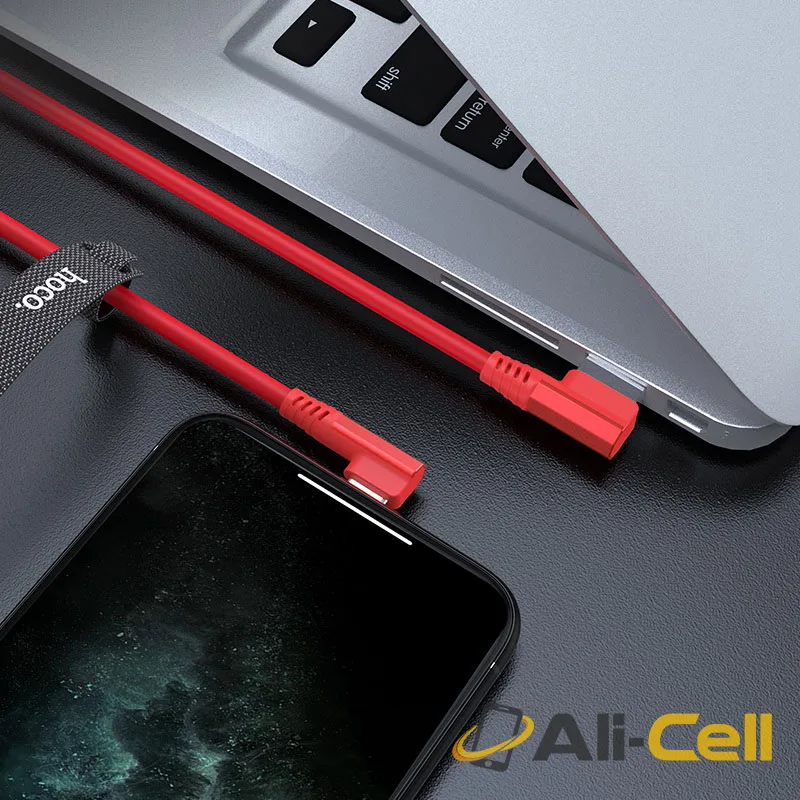 Cable USB to Lightning “U83 Puissant” charging data sync (U83 Lightning Red, 1.2m) — 6