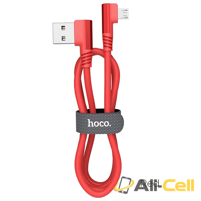 Cable USB to Micro-USB “U83 Puissant” charging data sync (U83 Micro Usb Red, 1.2m)