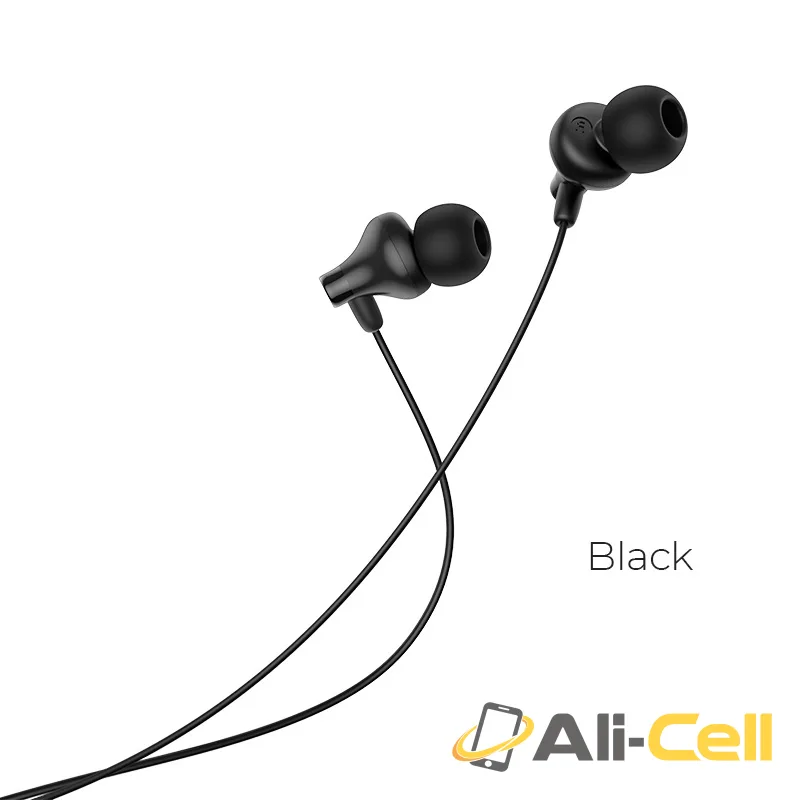 Wired earphones “M74 Classic” with mic with storage box (M74 W Storage Box Black)