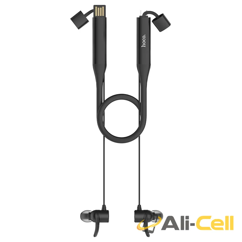 Wireless earphones “S18 Glamor” charging data cable (S18 Red) — 3