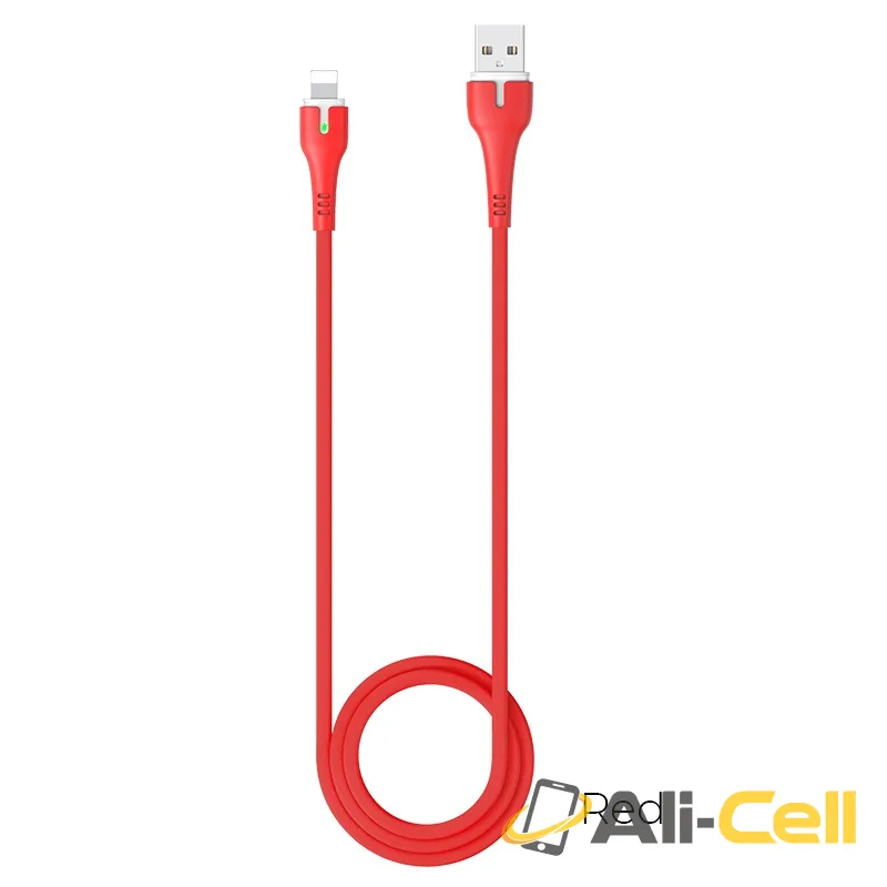 Cable USB to Lightning “X45 Surplus” charging data sync (X45 Lightning Red, 1.0m)