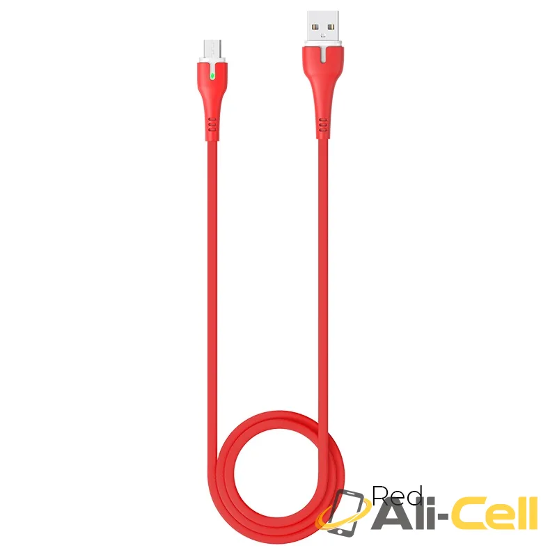 Cable USB to Micro-USB “X45 Surplus” charging data sync (X45 Micro Usb Red, 1.0m)