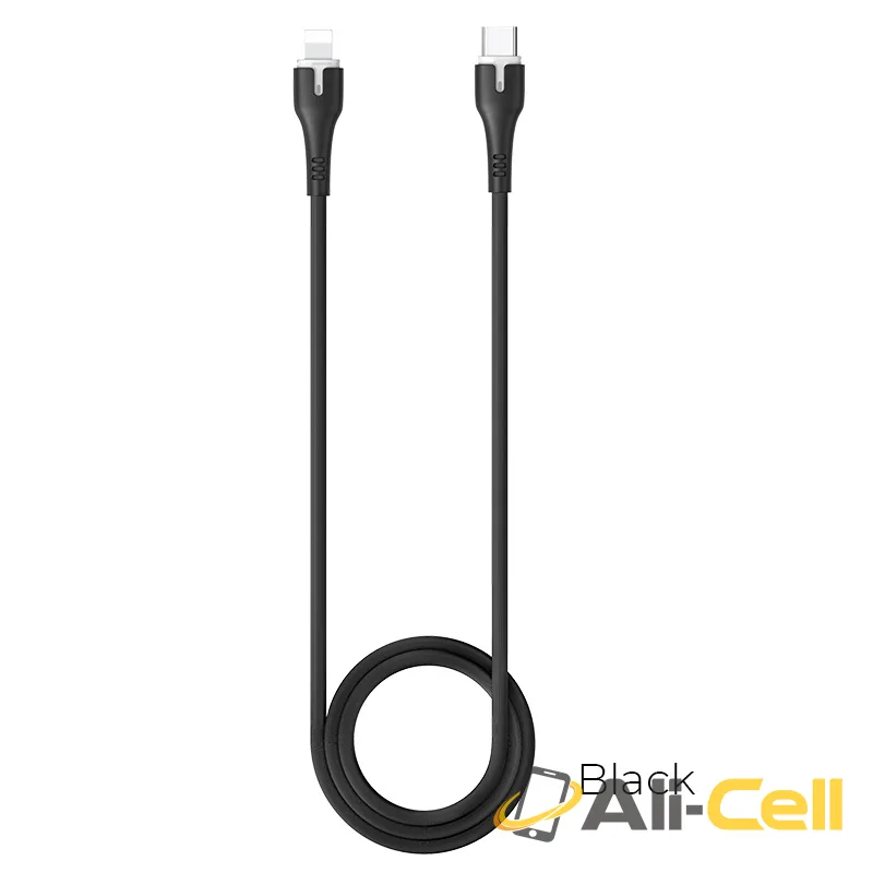 Cable Type-C to Lightning “X45 Surplus PD” charging data sync (X45 Type C To Lightning Black, 1.0m)