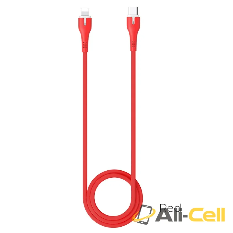 Cable Type-C to Lightning “X45 Surplus PD” charging data sync (X45 Type C To Lightning Red, 1.0m)