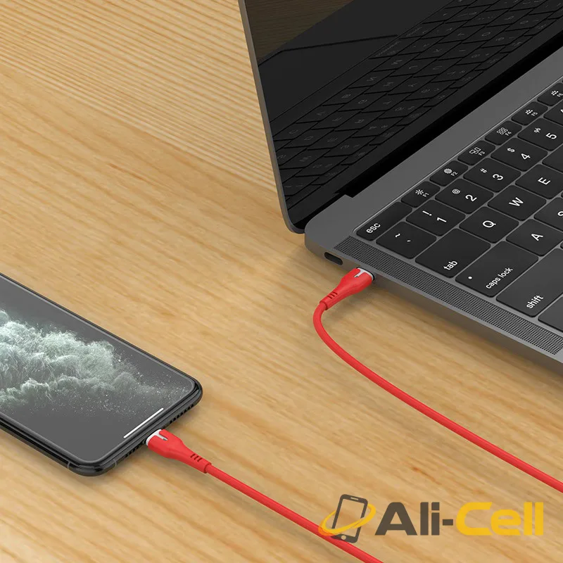 Cable Type-C to Lightning “X45 Surplus PD” charging data sync (X45 Type C To Lightning Red, 1.0m) — 5
