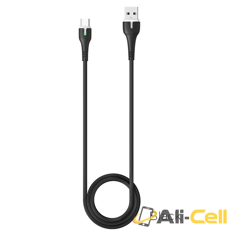 Cable USB to Type-C “X45 Surplus” charging data sync (X45 Type C Black, 1.0m)